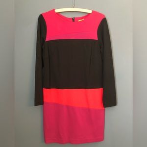 Ruby Rd. Color Block Sweater Dress Size US 6 Petite